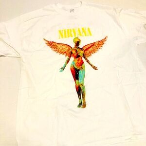 Live Nation Nirvana In Utero White T Shirt